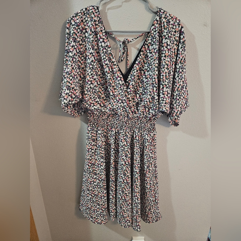 Staccato Floral Dress